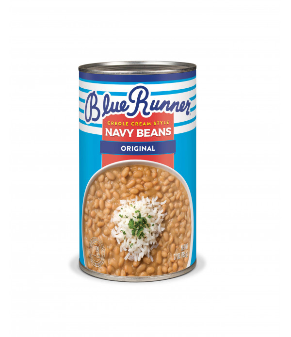 Blue Runner Creole Cream Style Navy Beans 27oz 070353303004