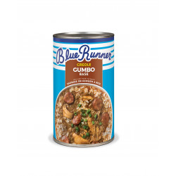 Authentic Cajun Flavor with Blue Runner Creole Chicken & Sausage Gumbo Base - 25oz Jar